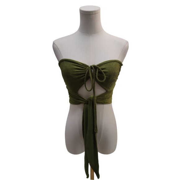 Princess Polly Tops - Princess Polly Tie Front Crop Top